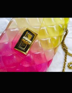  Lulu &amp; Sky Quilted Chain Bag For