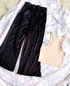 Chic Tank &amp; Pleated Pants Set