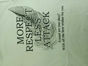 Brand New Unworn Graphic T-Shirt – "More Respect L