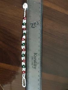 Beaded bracelet handmade by villagers