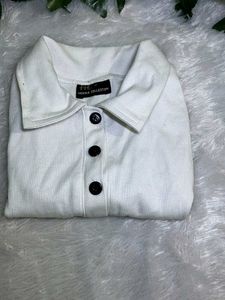 White Sleeveless Top