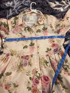 Floral Print Midi Maternity dress