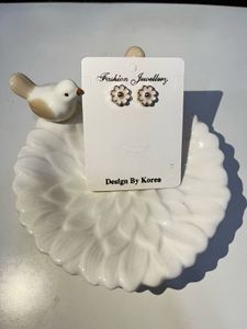 Adorable Tree Enamel Stud Earrings
