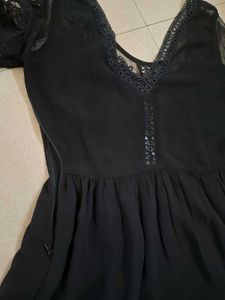 Elegant Black Lace Dress