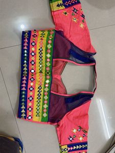 Embroidered Pink Blouse