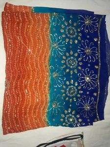 Partywear Baandhni Saree