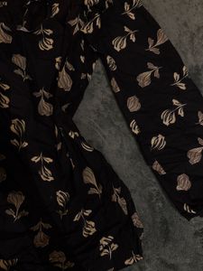 Adjustable Black Floral Kurti 🖤✨