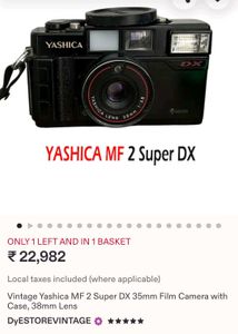 Vintage Yashica DX 35mm Film Camera