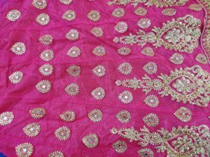 New Peachy Pink Embroidered Lehenga Set