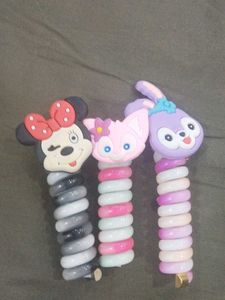Cute Character Hair Ties (Set of 3)