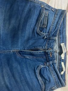 Stylish Ripped Blue Denim Jeans