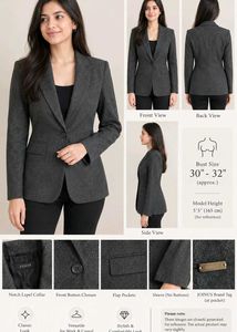*SALE*, Classic Grey Blazer Jacket | JOINUS