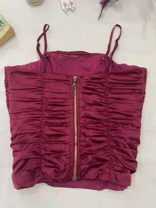 Chic Ruched corset Top