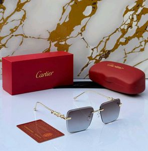 Cartier Rimless  sunglasses premium stock