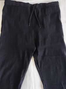 Black Button Detail Leggings