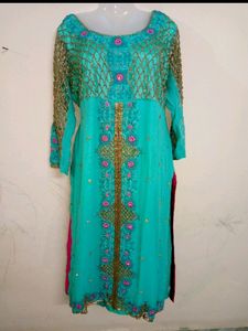 3Set Kurta Heavy Dupatta With Pant Type Plazo😍✅