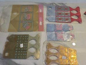 Assorted Chocolate Moulds, ribbons, foils, box