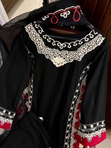 Cutout Lace Pakistani Suit