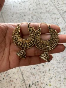 Matte Golden earring