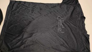 Women's Black Satin Nightdress Set