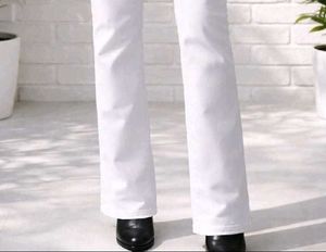 Classic White Flare Jeans