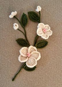Crocheted Flower Applique