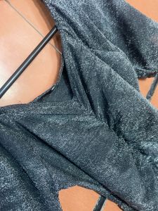 Sparkly Off-Shoulder Party Dress