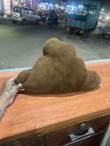 poop emoji plush pillow
