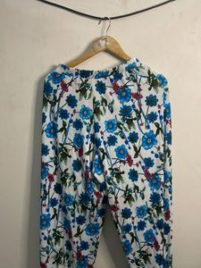 Floral Print Palazzo Pants
