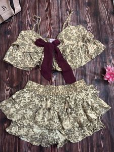 Co ord ruffle top n skort set