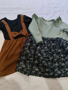 Adorable Girls' Dresses - Set of Two