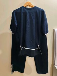 Stylish Navy Blue Co-ord Set