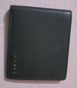 CROSS  New Classic Green Leather Wallet