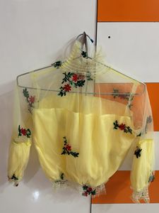 Mini skirt And high neck Top