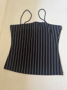 Striped Spaghetti Strap Cami Top