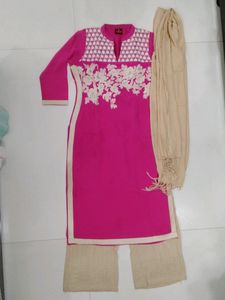 Without Dupatta L Size Suit Good Condition
