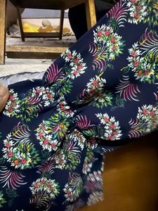 Floral Print Bell Sleeve Top