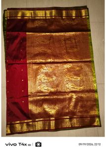 Elegant Green Silk Saree