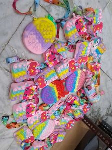 Unicorn Pop-It Coin Purses (Set of)