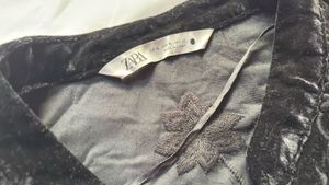 Embroidered Black Jacket