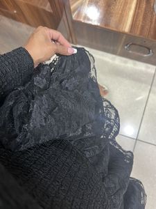 Chic Black Lace Dress