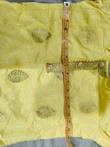 Elegant Yellow Kurta Set with Dupatta