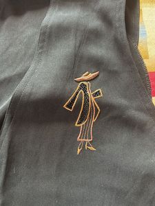 Chic Embroidered Sleeveless Vest