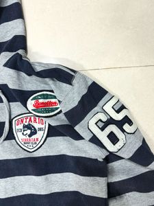Striped Zip-Up Hoodie 🇺🇸