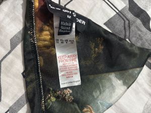 Unique Print Bikini Top