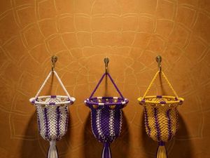 Handmade Macrame Hanging Baskets