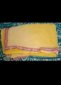 Elegant Yellow Dupatta