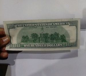 100 Dollar Note Usa