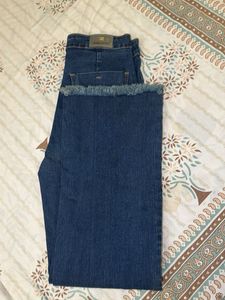 Women's Dark Wash Wide Leg Jeans