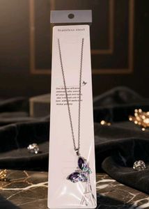 Jewelry Set: Earrings and Butterfly Necklace